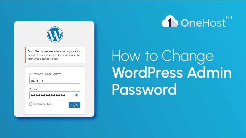 WordPress Admin Password